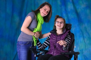 PYD participant with her mother