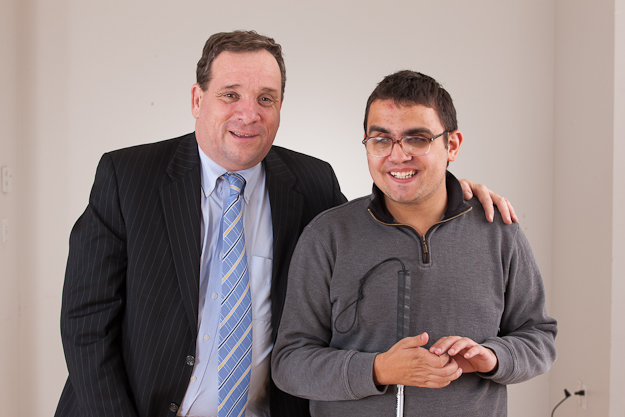 Dejan with his mentor Carl