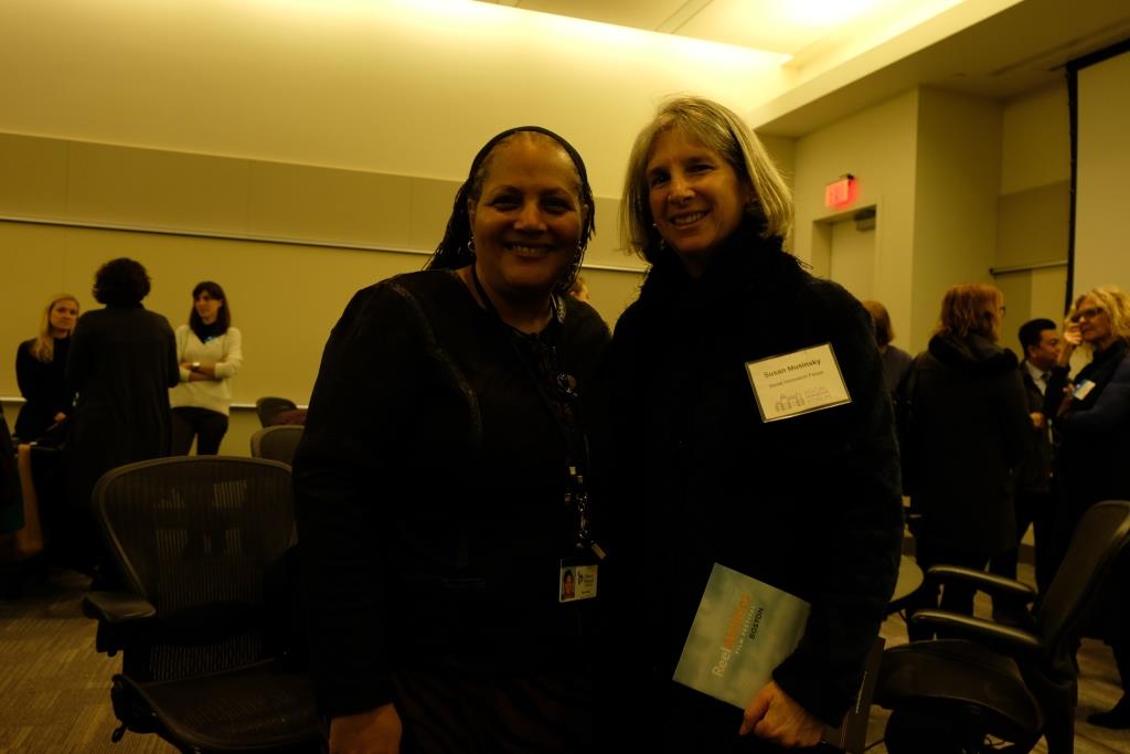 L to R: Klare Shaw and Susan Musinsky