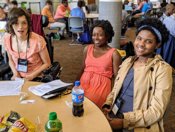 Youth at the career mentor luncheon