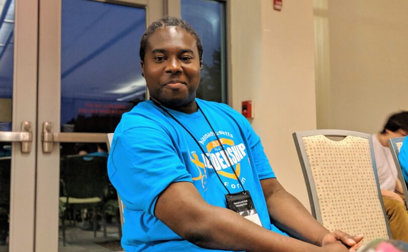 Youth delegate smiles at YLF 2019