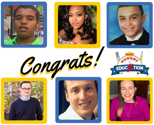 PYD/Denny's scholarship winners