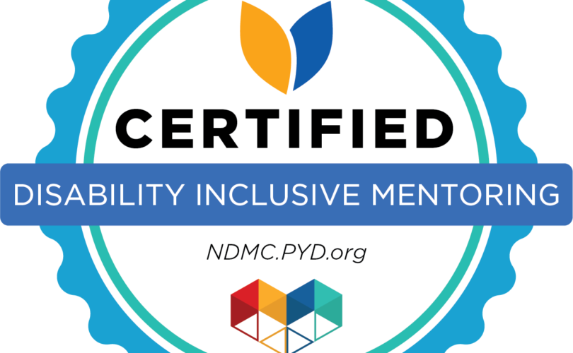 Disability Inclusive Mentoring certification badge