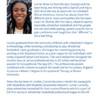 Curran Brown, Inductee for the Class of 2021 of the Disability Mentoring Hall of Fame