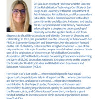 Dr. Toni Saia, Inductee for the Class of 2021 of the Disability Mentoring Hall of Fame