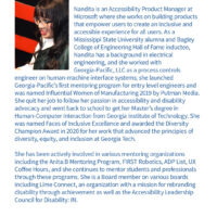 Nandita Gupta, Inductee for the Class of 2021 of the Disability Mentoring Hall of Fame