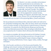 Nic Novicki, Inductee for the Class of 2021 of the Disability Mentoring Hall of Fame