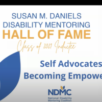 Self Advocates Becoming Empowered being inducted