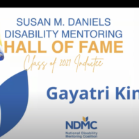 Gayatri Kini being inducted