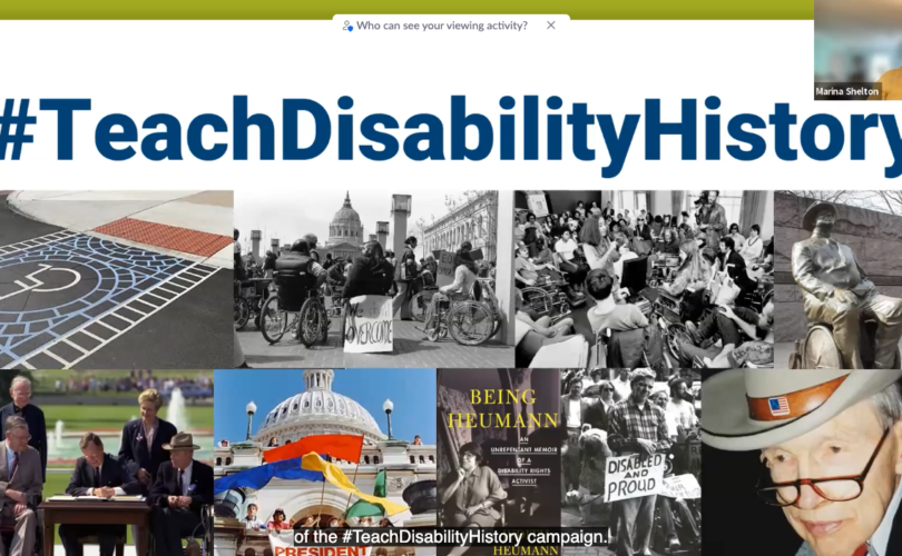 #TeachDisabilityHistory