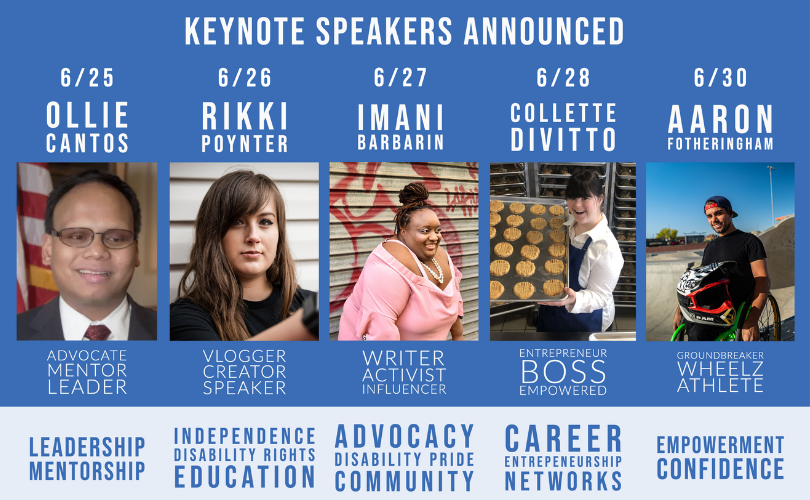 MA YLF Speakers: Ollie Cantos, Rikki Poynter, Imani Barbarin, Collette Divitto, and Aaron Fotheringham