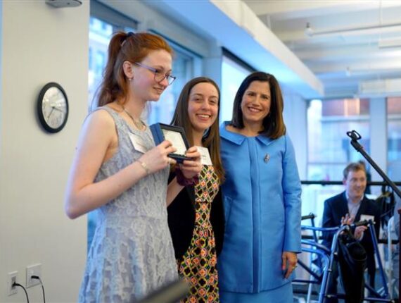 Samantha Mood, Angela Spignese, and Tere Ramos at Party 4 PYD